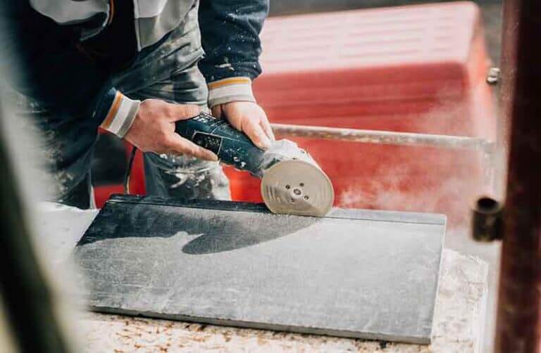 Cut Porcelain And Ceramic Tile With An Angle Grinder 768x502 