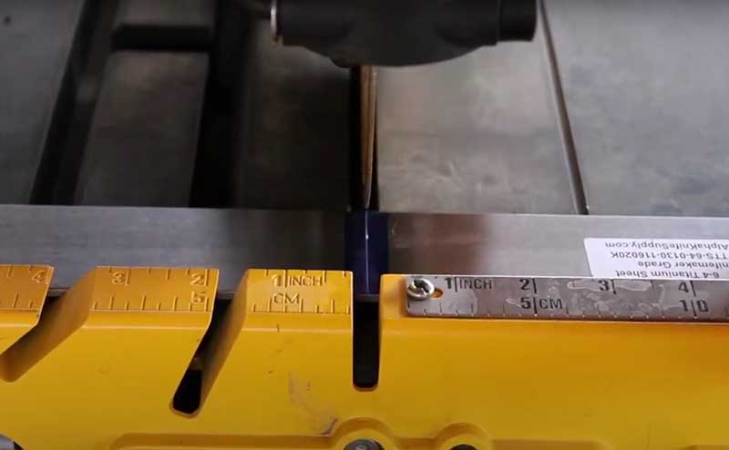 you can cut Metal with a tile saw