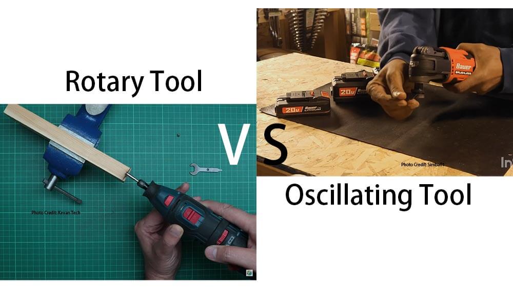 Difference Between Oscillating and Rotary Tool