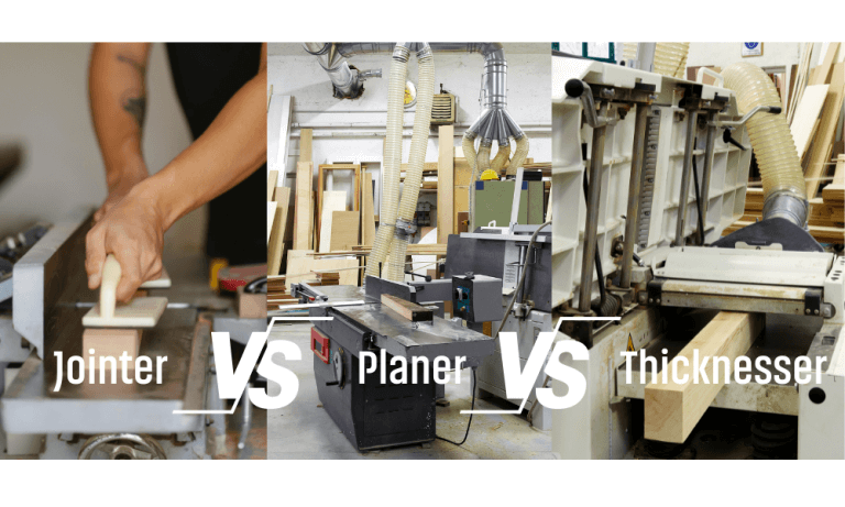 jointer vs planer vs thicknesser